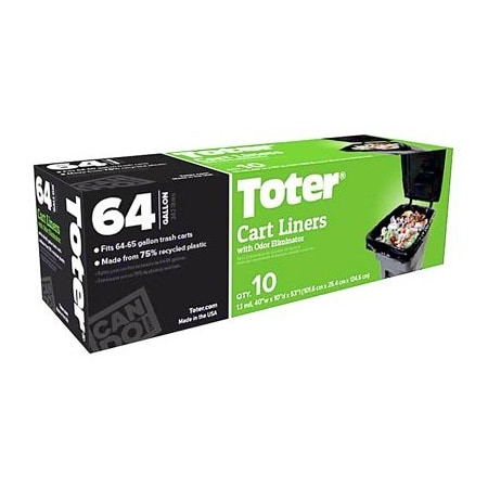 Toter 10CT 64GAL Cart Liner GB064-R1000